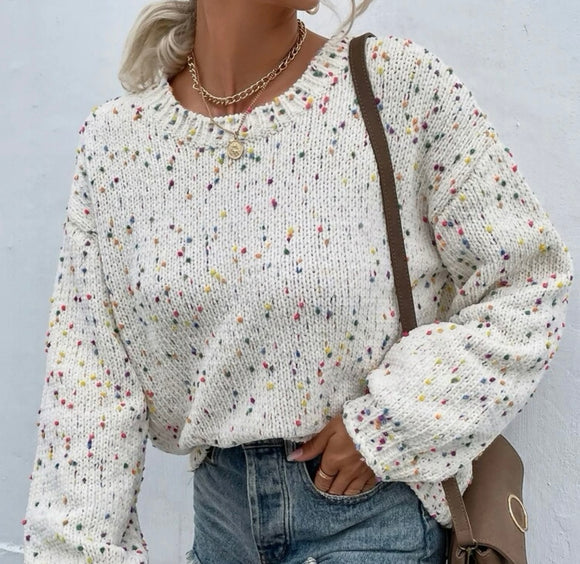 Sale: Pop of Color Knit Sweater